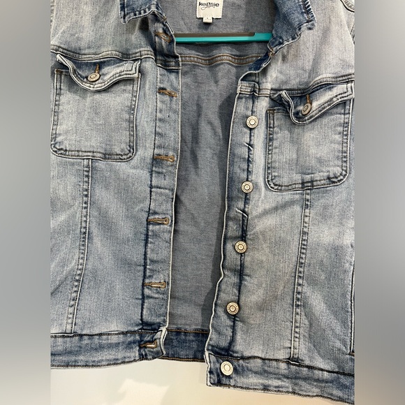 Kensie Woman’s Denim Jeans Jacket Size Large - Picture 5 of 12